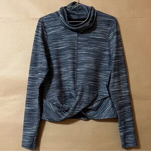 Lululemon | Melodic Movement Long Sleeve Twist Front Turtleneck Pullover Size 8